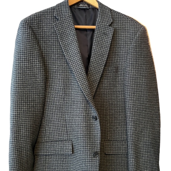 Tommy Hilfiger Other - Tommy Hilfiger Houndstooth Wool Mens Jacket NWOT SIZE 40L